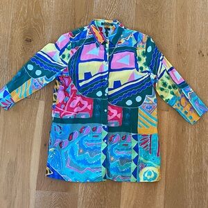 Ralph Lauren Multicolor Abstract Women's Blazer